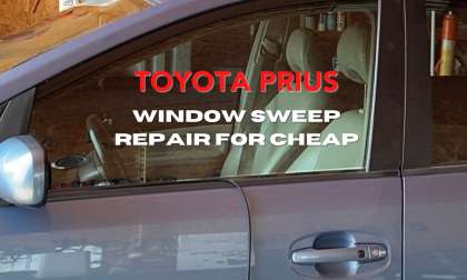 Toyota Prius window sweep repair