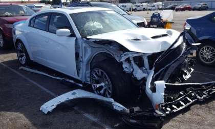Totaled Dodge Charger