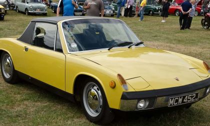 Yellow Porsche 914