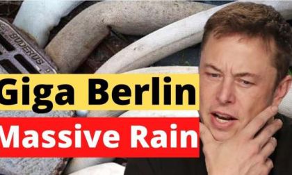Relief Arrives To Tesla Giga Berlin Due To Prolonged Rain To Pump Water