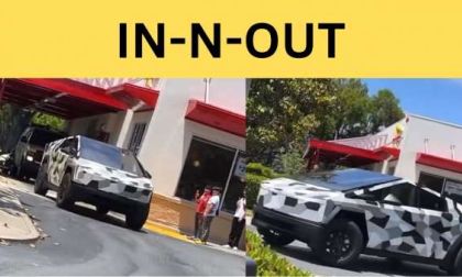 Tesla Engineers take The Cybertruck Through The In N Out Burger Drive Through