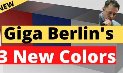 Tesla Reveals Giga Berlin's 3 New Paint Colors in an App