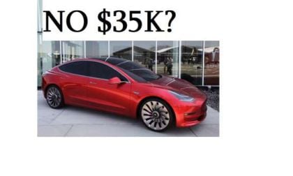 Tesla Model 3 pricing in China