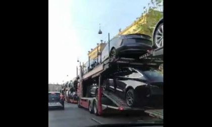 Tesla Model 3 deliveries in Copenhagen