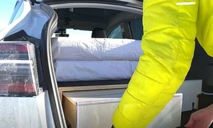 This Tesla Kit Looks Like Cabinet Drawers and Unlocks Model Y's Camping Mode