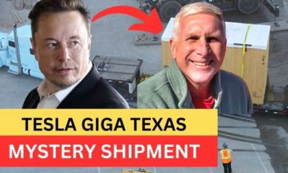 Tesla Giga Texas Receives Powerful Machine in a Box, Possibly for Cybertruck Production