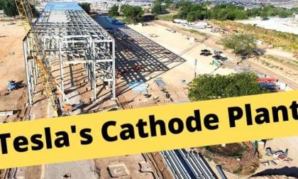 A Nice Clear Shot of Tesla Giga Texas’ Battery Cathode Plant Progress