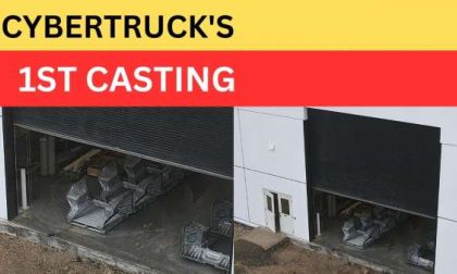 Tesla Cybertruck Front Castings Spotted at Giga Texas