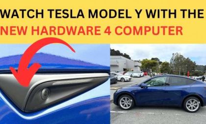 Watch Tesla Fremont's New Model Y Vehicles With The Hardware 4 Computer