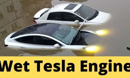 Tesla Engine in a flood