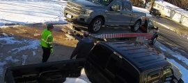 2019 Ford F-150 on the tow truck