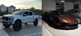2020 Ford F-150 and 2025 Chevy Corvette