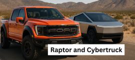  Ford Raptor R and Tesla Cybertruck