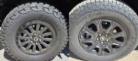 The BFGoodrich KO3 and Trail-Terrain+ sit side by side looking bad ass
