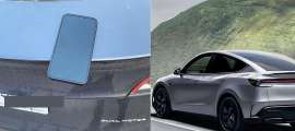 Phone Left on Model Y Tailgate Survives 4.3 Miles Thanks to Smooth FSD Driving, And This Included Highway Speeds