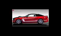 The side profile of the Saleen George Follmer Edition Mustang