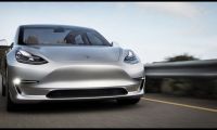 Tesla Model 3 in the Fast lane