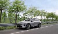 Stylish NIO ES6 electric vehicle side view