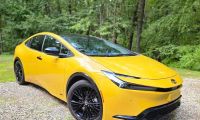 2026 Toyota Prius Nightshade strikes a handsome pose.
