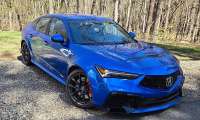 A 2026 Acura Integra Type S looks stunning in brilliant blue