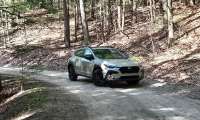 A 2026 Subaru Crosstrek Sport Hybrid in its natural environment