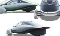 Three Views Of The Solar Powered Aptera