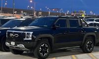 BYD Truck Parked at Denver International Airport