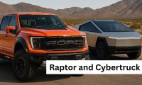  Ford Raptor R and Tesla Cybertruck