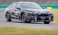 Honda Civic test prototype for the V6 hybrid platform