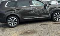 Jenni's 2020 Kia Telluride after the accident from which her son walked out just fine