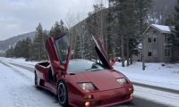 Lamborghini Diablo roadster replica on a stretched Pontiac Fiero chassis