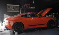 Nissan Z on the dyno - before an after mods