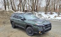 2026 Subaru Outback is shown in a winter scene