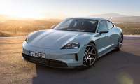 Green Porsche Taycan