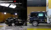 Range Rover VS Mercedes G-Wagon extreme crash test results