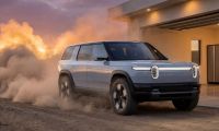Rivian R2 Driving Fast