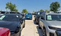 This Texas Dodge, Jeep, and Ram Dealer Is So Stuffed With Inventory You Can't Even Get a Van Out Without Moving Six Trucks