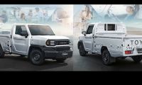 Toyota Hilux Champ compact pickup truck front and rear