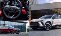 Chevy Blazer EV dash and exterior photos