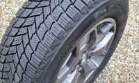 Michelin X-ICE Snow SUV tires mounted to a Ford Bronco Sport Badlands