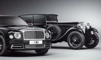 New and Old Bentley Cars