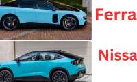 One of These Is a $645K Ferrari Luce And The Other One is a $35K Nissan Leaf Guess Which Is Which