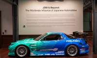 Mazda RX-7 FD drift car with Falken Livery at the Audrian Automotive Museum