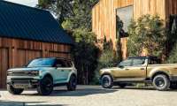 The Scout Terra and Terrain look handsome in an upscale rural backdrop