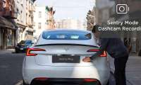 Tesla Dashcam Catches Bold Vandal Ripping License Plate Off Parked Tesla in NYC Daylight