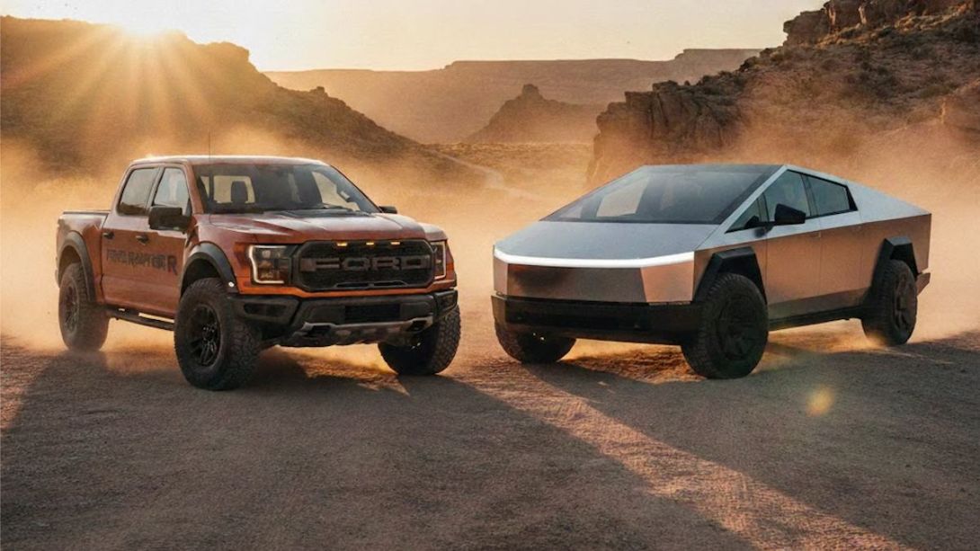 2025 Ford Raptor R & Tesla Cybertruck