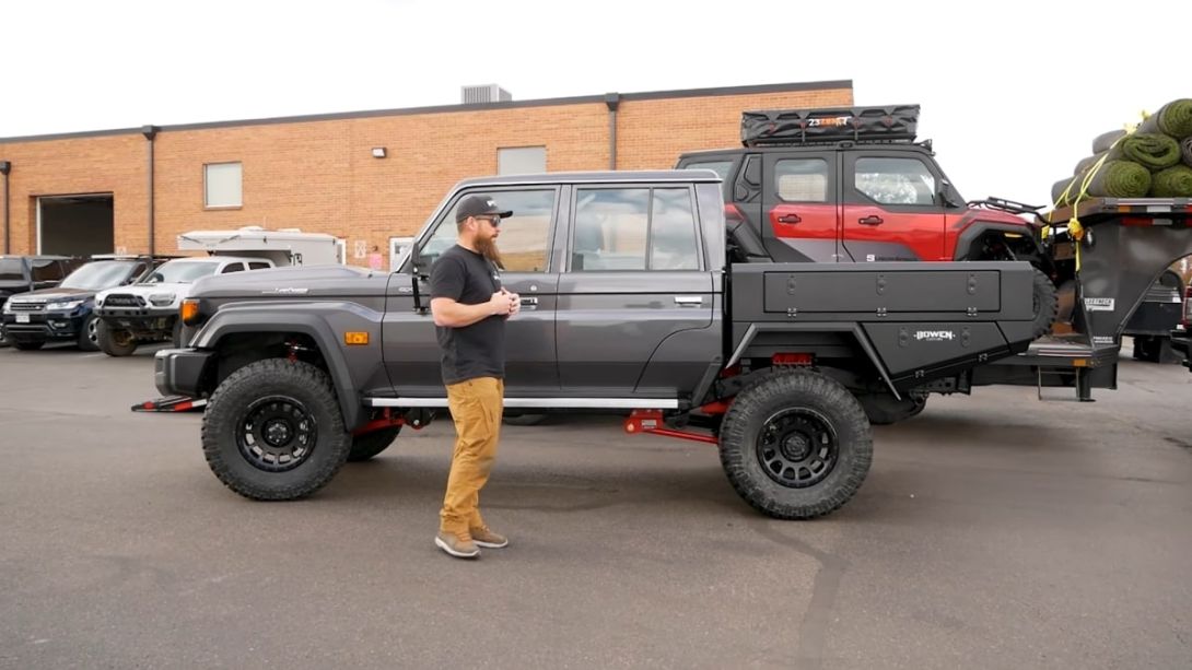 Custom 2024 Toyota Land Crusier 79 Series, LiquidSpring, EC Offroad, Bowen Customs