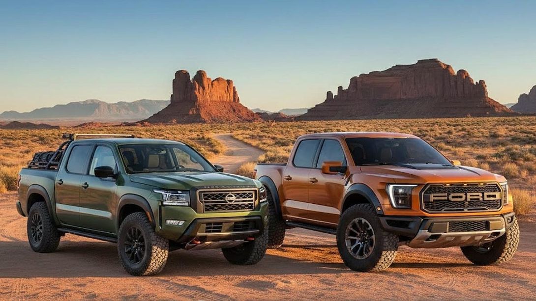 2023 Nissan Frontier PRO-4X & 2026 Ford Raptor