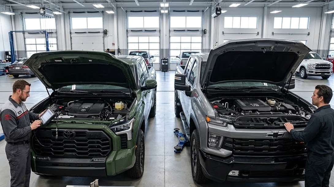 Toyota Tundra, Chevy Silverado