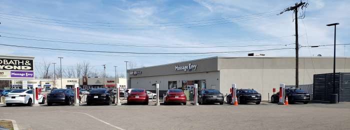 Image of Tesla Superchargers by John Goreham